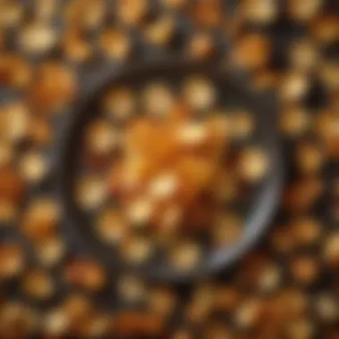 Artfully Arranged Crispy Chips Perfectly crispy potato chips arranged artistically on a plate