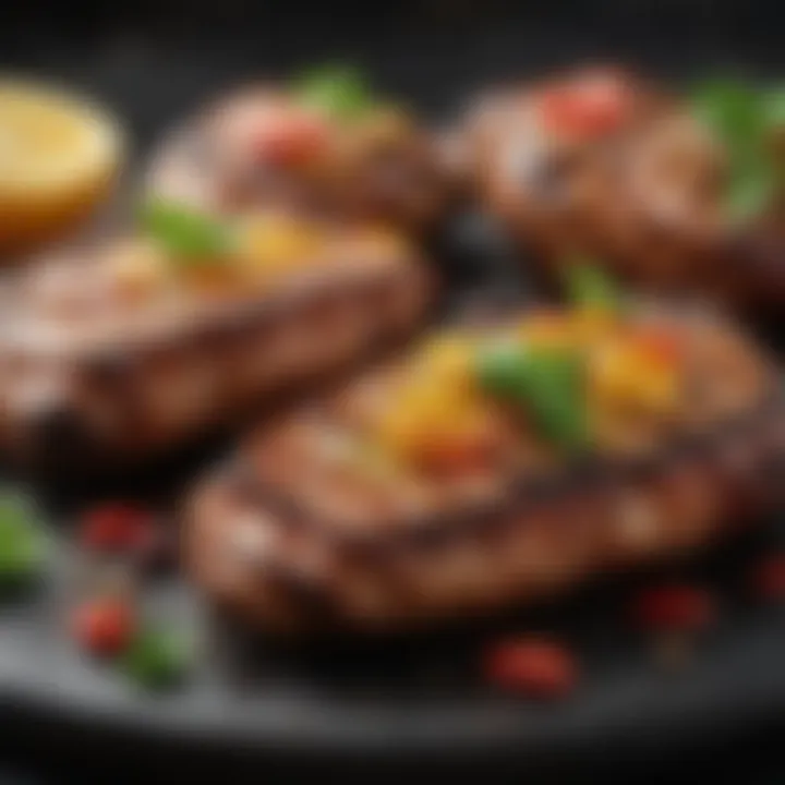 An array of mouth-watering grilled dishes showcasing vibrant colors and textures.
