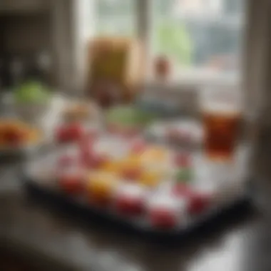 Versatile Uses of Ice Cube Trays An organized kitchen showcasing the versatility of ice cube trays in different uses
