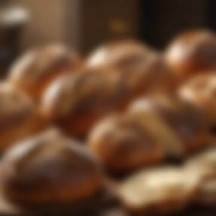 Artisan bread selection at The Cheesecake Factory