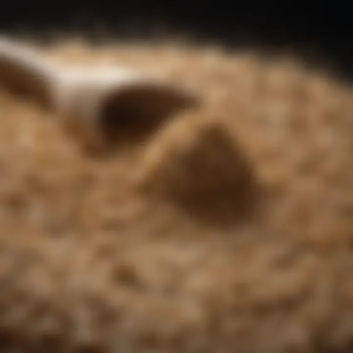 An artistic representation of skin being rejuvenated by oat scrub