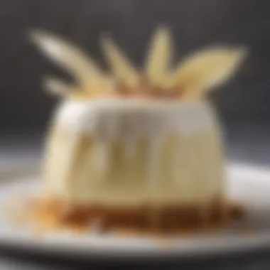Enhancing Culinary Creations with Vanilla Elegant dessert enhanced with fresh vanilla