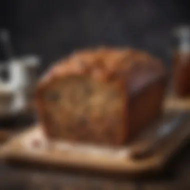 Deliciously baked tea loaf with a golden crust