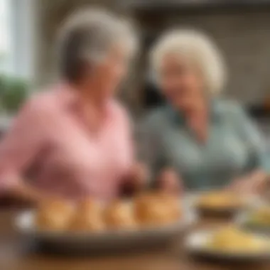 Paula Deen at a charity event, passionately discussing her love for home cooking