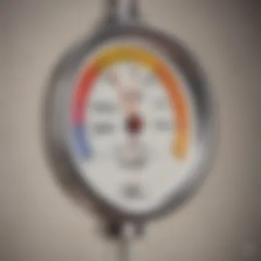 A close-up of the thermometer probe showcasing its accuracy