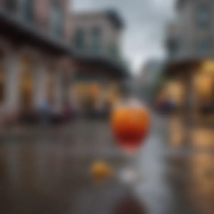 A scenic view of the lively streets of New Orleans, embodying the spirit of the city