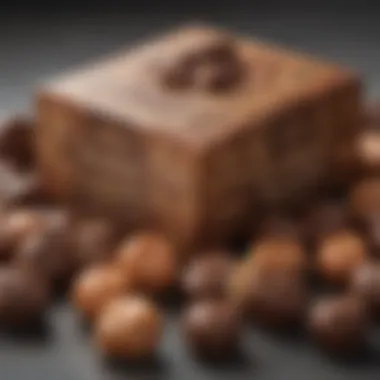 Cultural Significance of Chocolate Taffy A beautifully packaged box of chocolate taffy, representing its cultural significance as a gift.