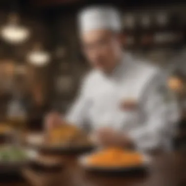 A modern twist on General Tao, featuring innovative plating and presentation
