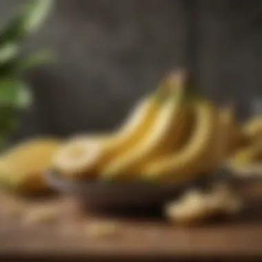 A balanced meal plan incorporating bananas.