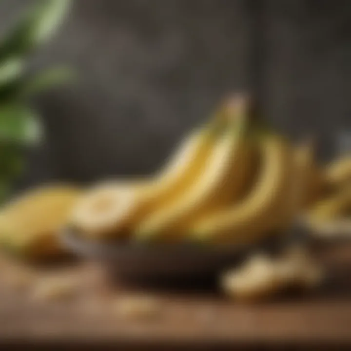 A balanced meal plan incorporating bananas.