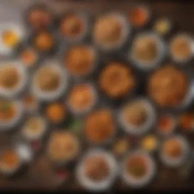 Delightful Meal Spread Satisfying spread of various air-fried meals on a table