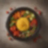 Vibrant air fryer dish showcasing colorful vegetables