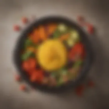 Colorful Vegetable Delight Vibrant air fryer dish showcasing colorful vegetables