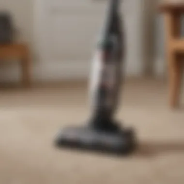 Cordless vacuum multitasking effectively on various surfaces including carpet and hardwood