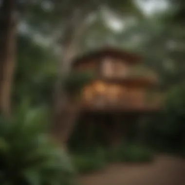Cozy Treehouse Retreat in Lush Surroundings A cozy treehouse nestled among lush greenery in Punta Sayulita