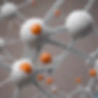 Chemical Structure of Bicarbonate of Soda Chemical structure of bicarbonate of soda showcasing its molecular composition.