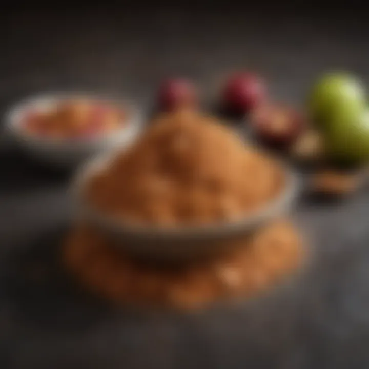 A variety of dishes incorporating camu camu powder, highlighting its culinary versatility