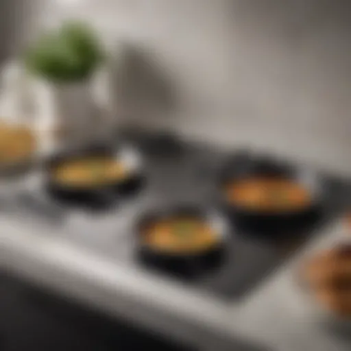 Elegant flat range stovetop showcasing sleek design and functionality