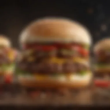 Spices and Seasonings for Delicious Hamburgers Assortment of spices and seasonings for enhancing hamburger flavor