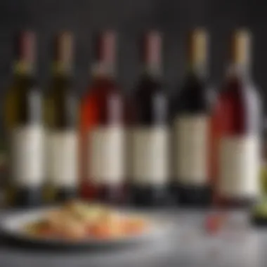 Comparison of Cooking Wines Various cooking wines displayed for comparison