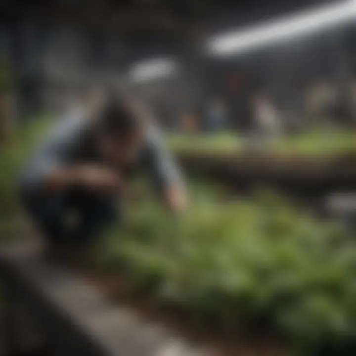Cultivation setup for nightcrawlers