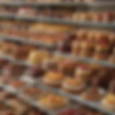 A variety of Safeway cakes beautifully displayed in a bakery setting