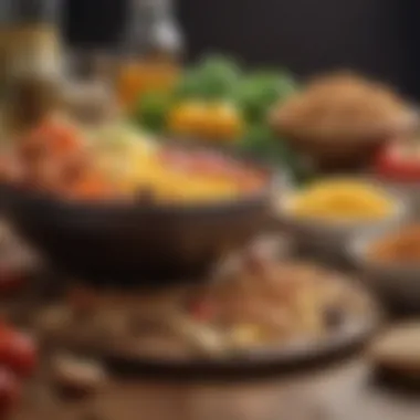 Nourishing the Gut with Fiber A close-up of fiber-rich foods on a table