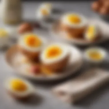 Classic Culinary Heritage A vintage cookbook open to a page on classic vanilla cream egg recipes.