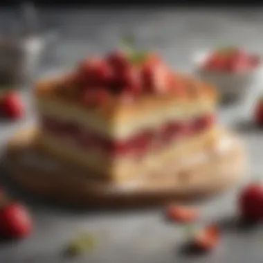 Baked Goods with Freeze Dried Strawberries Baked goods featuring freeze dried strawberries integrated into the mixture