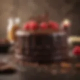 Decadent vegan chocolate cake with rich frosting