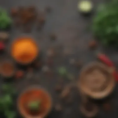 A close-up of aromatic spices essential for vegan pho broth.