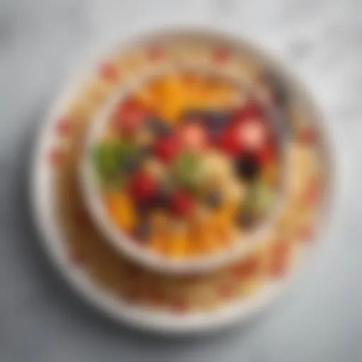 A bowl of assorted high-glycemic fruits