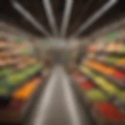 A detailed map showcasing Whole Foods supermarket locations across the United States.