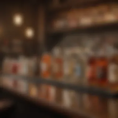 A bar scene featuring diverse non-alcoholic beverages, highlighting the rise of zero proof options.